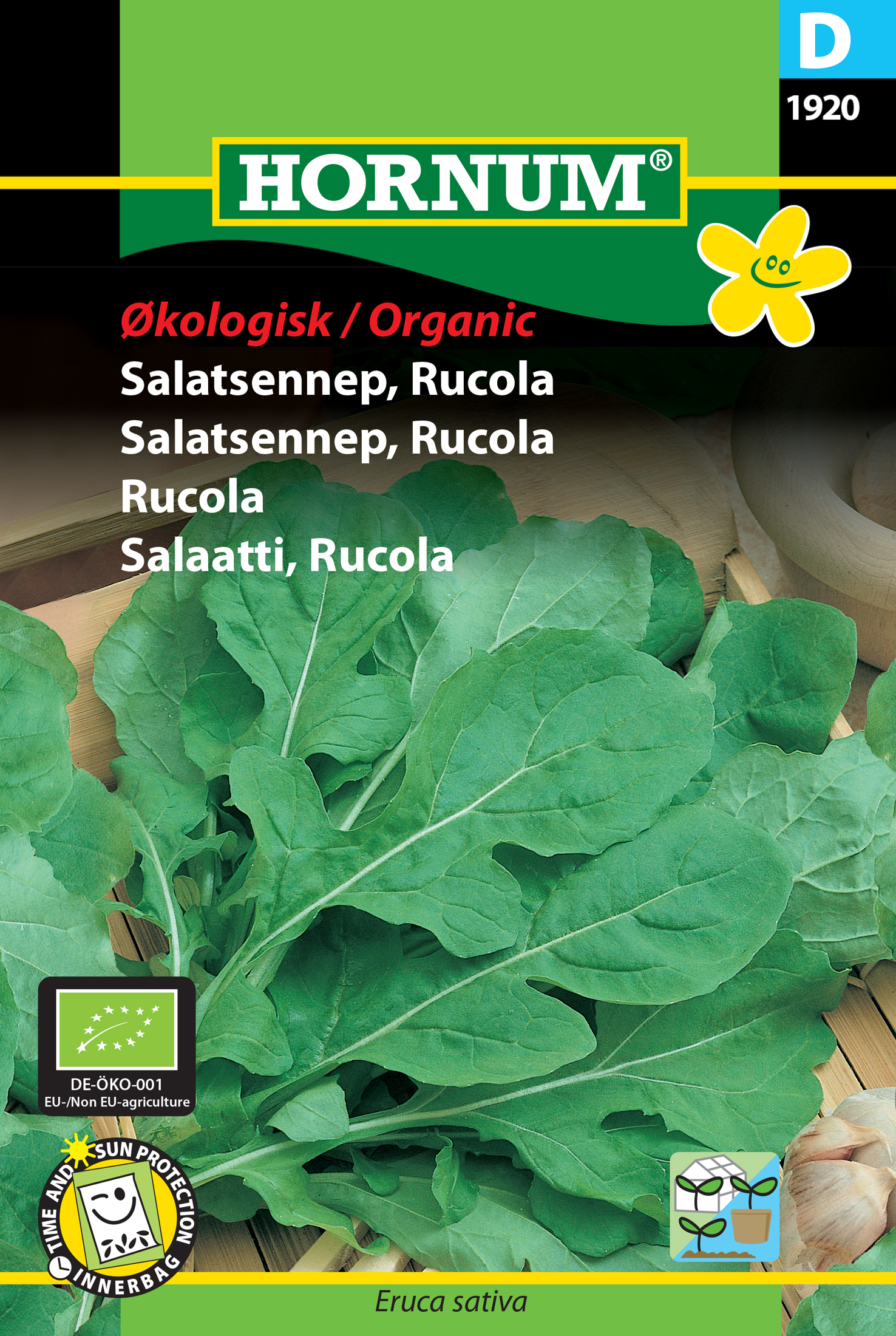 Fræ Klettasalat Erica sativa lífrænt