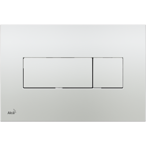 Skolhnappur í innb. Alcaplast kassa Króm M371