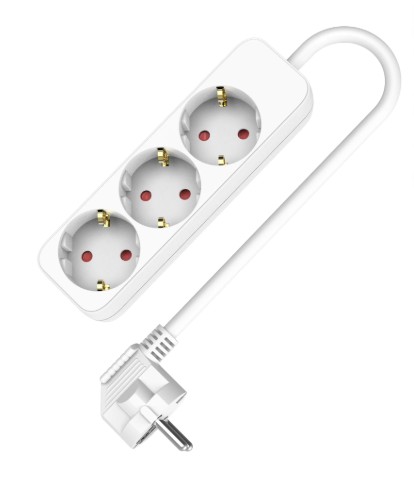 FJÖLTENGI 3F HVÍTT 1,5M ÁN ROFA H05VV-F3G1,5 W-102079