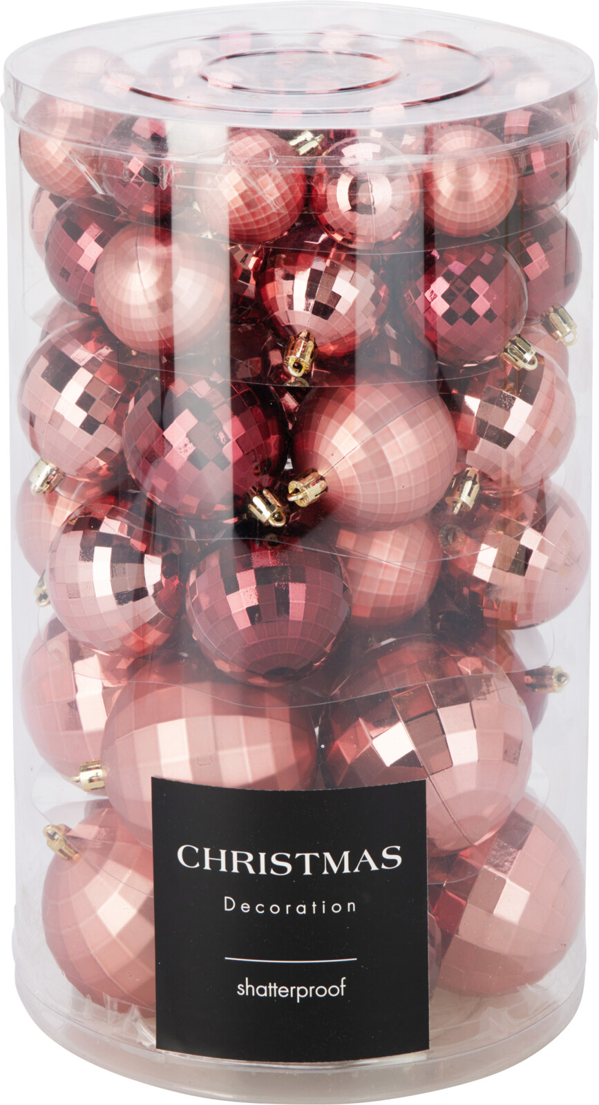 Kúlur disco 64stk bleik