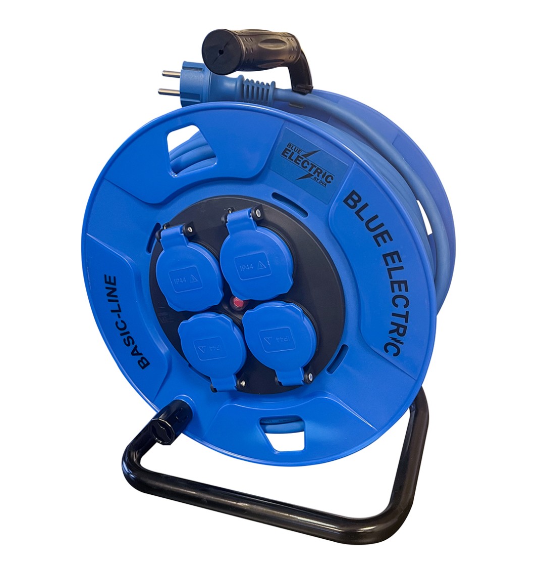 KAPALKEFLI 25M GÚMMÍ 3x1,5 IP44 BLUE ELECT. S-KT25 4-TENGLAR
