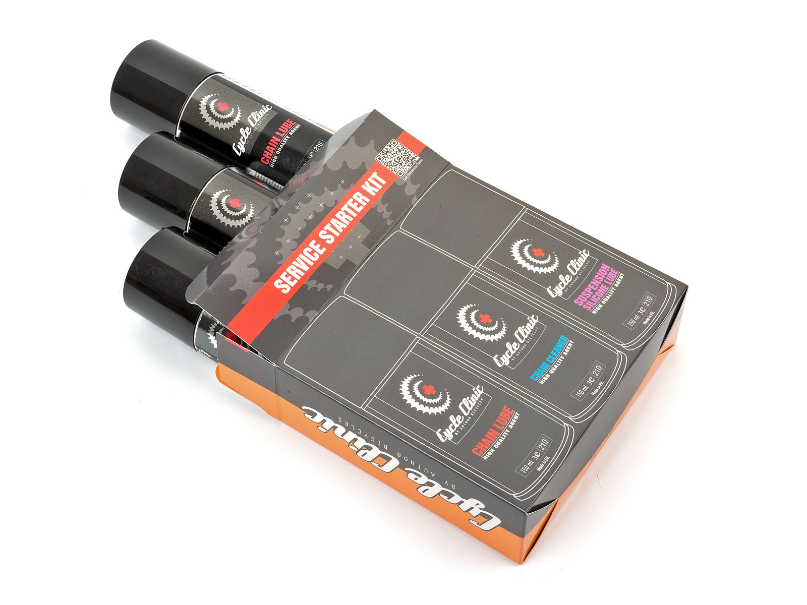 Reiðhjól hreinsisett starter kit 3 x 150ml