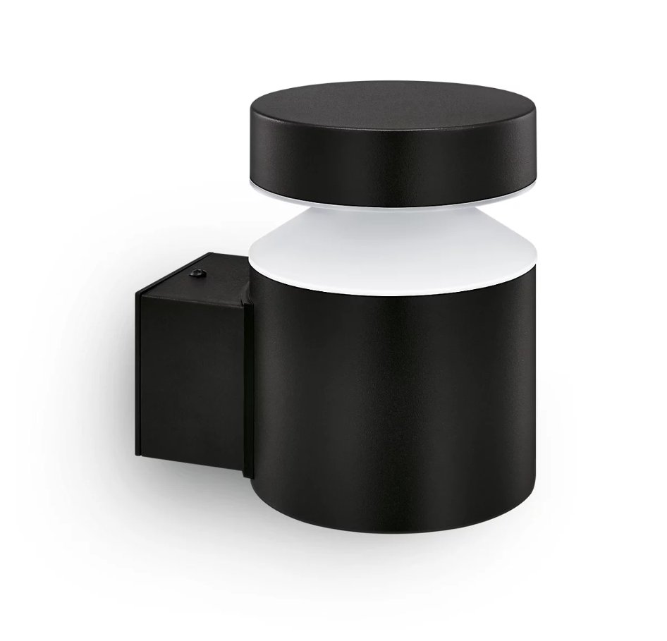 Lavern veggljós m.armi 6w, 27K svart