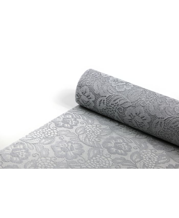 Efni Sizo Lace silfur 30cm*5m.