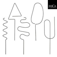 Plöntustoð 55,5*1*h20cm svört