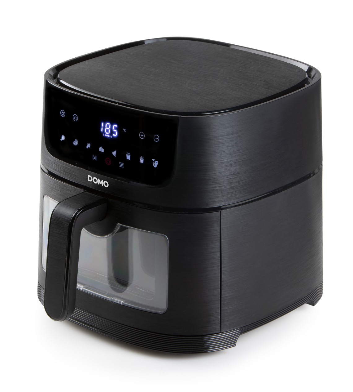 Delifryer/airfryer Domo m/glugga 6L svartur