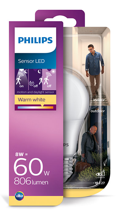 Led Alm. mött E27 60W hreyfiskyn.pera ódimma