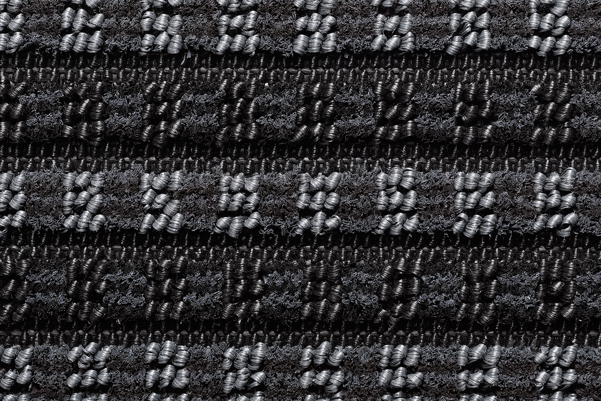 Útidyramotta 50x80 cm grá/dökkgrá Quadro Graphite