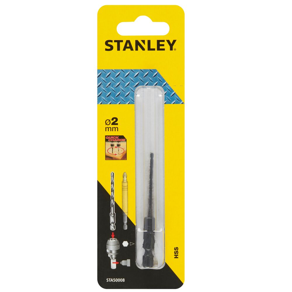 Bor HSS 2mm með bitaenda