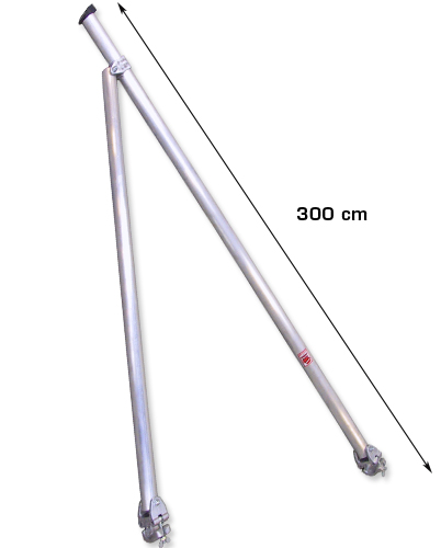 Stuðningsfótur 300 cm Jumbo vinnupallur