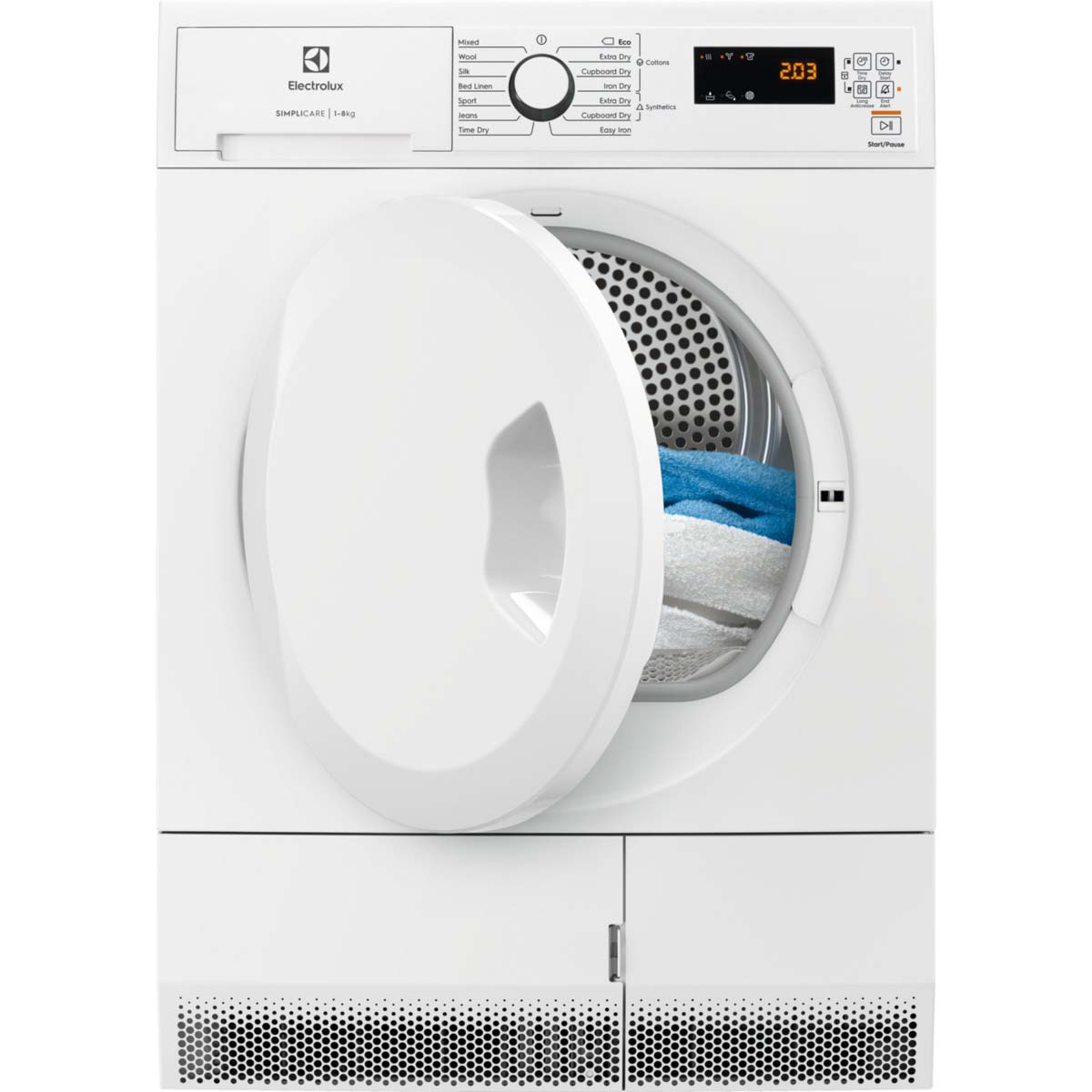 Þurrkari EL EW2H328R4 8kg barkal varmad