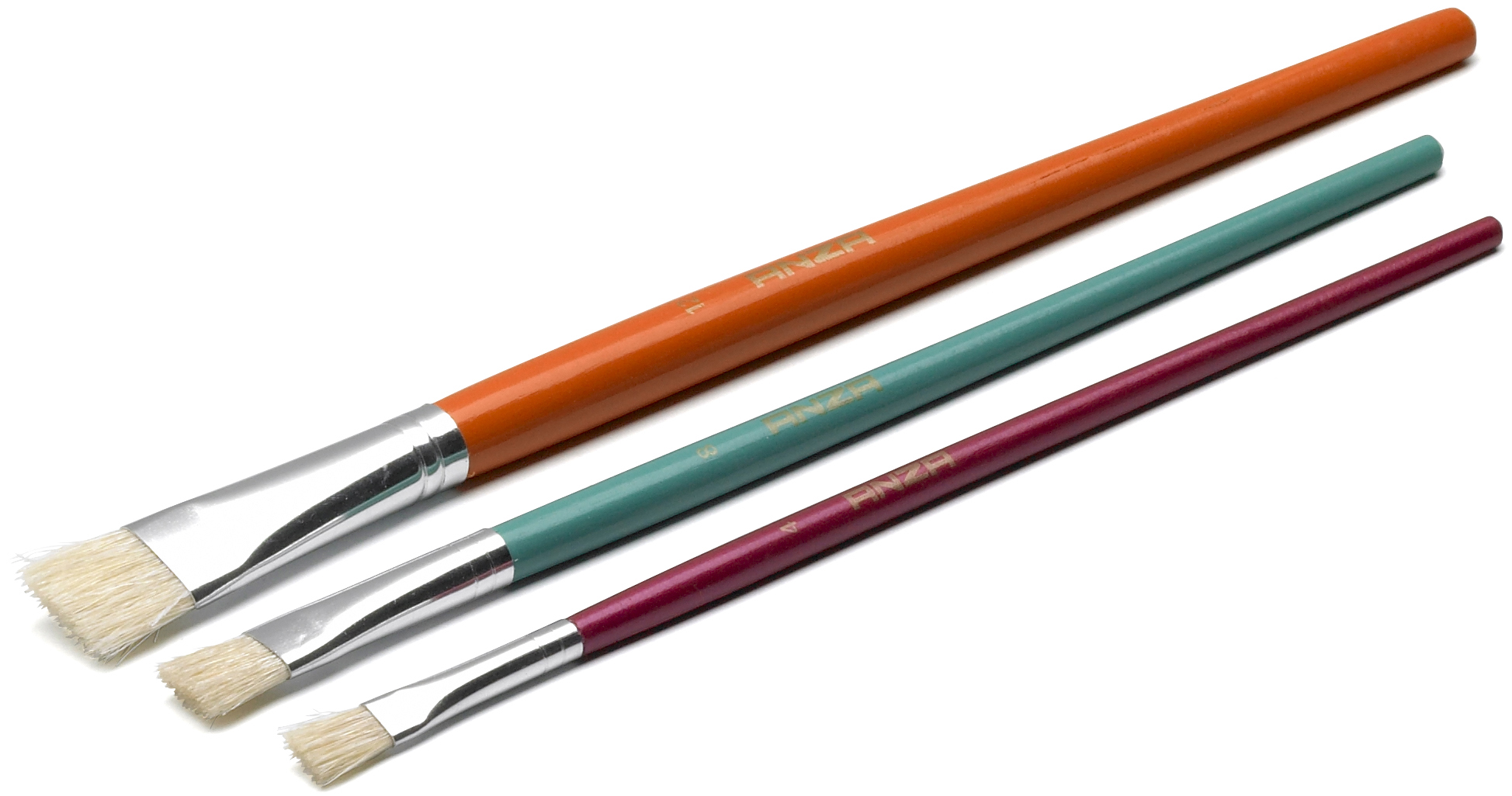 Anza flatir penslar 3stk í setti