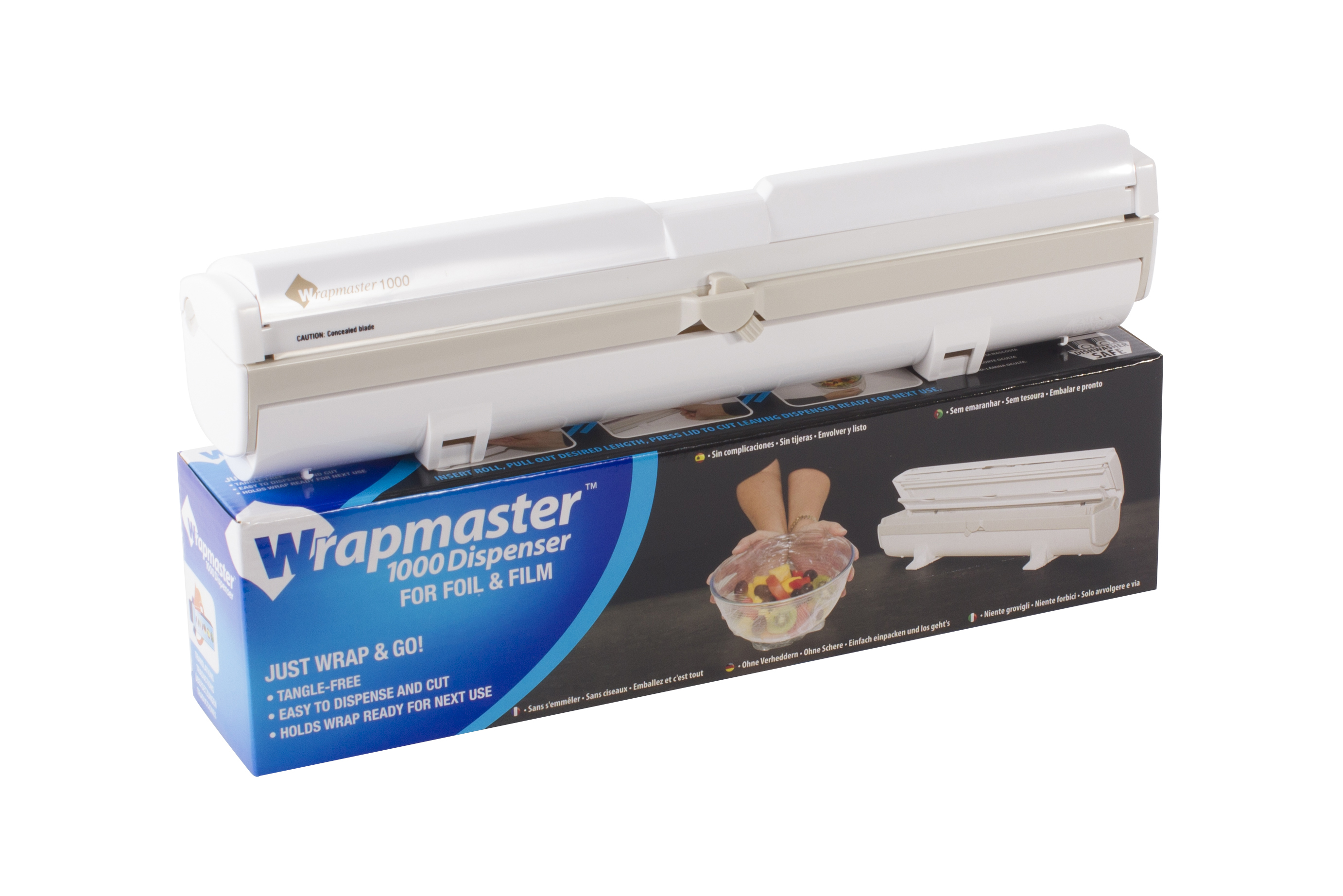 Skammtari fyrir ál og Plastfilmur Wrapma