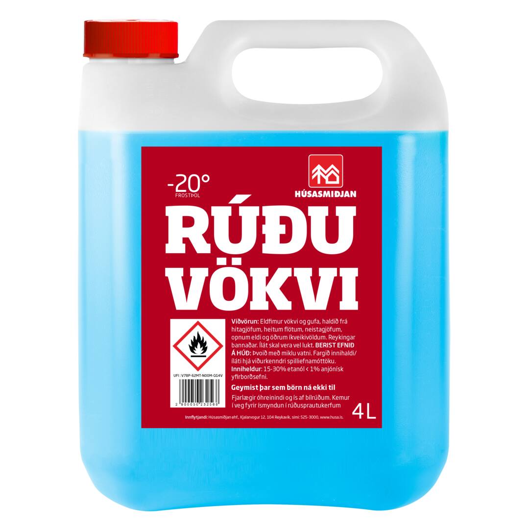 Rúðuvökvi Húsasmiðjan -20°C 4 ltr