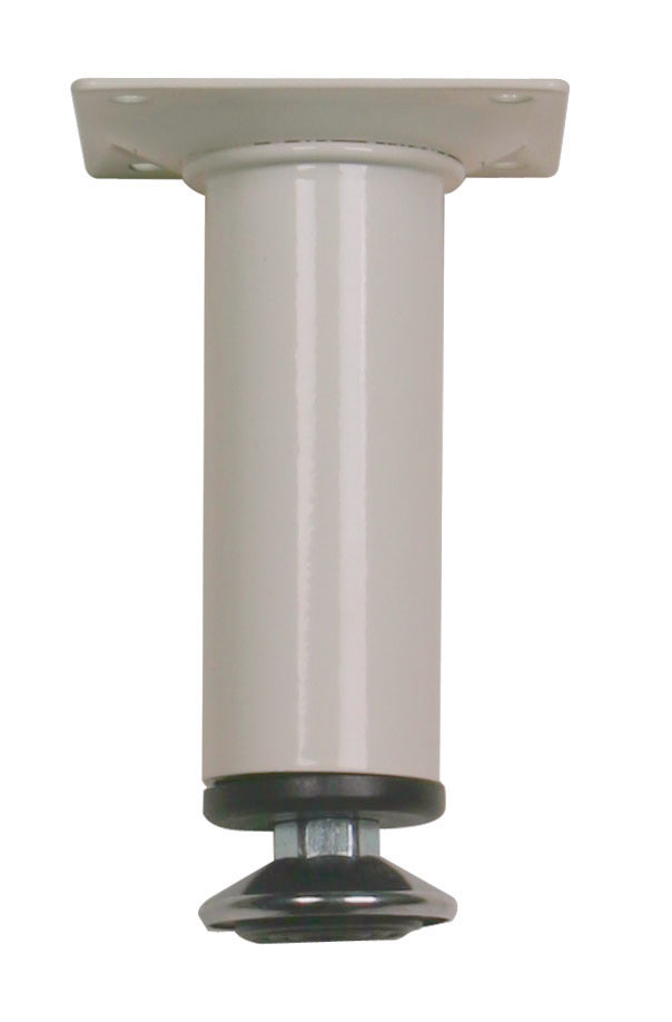 Borðfótur 10 cm hvítur