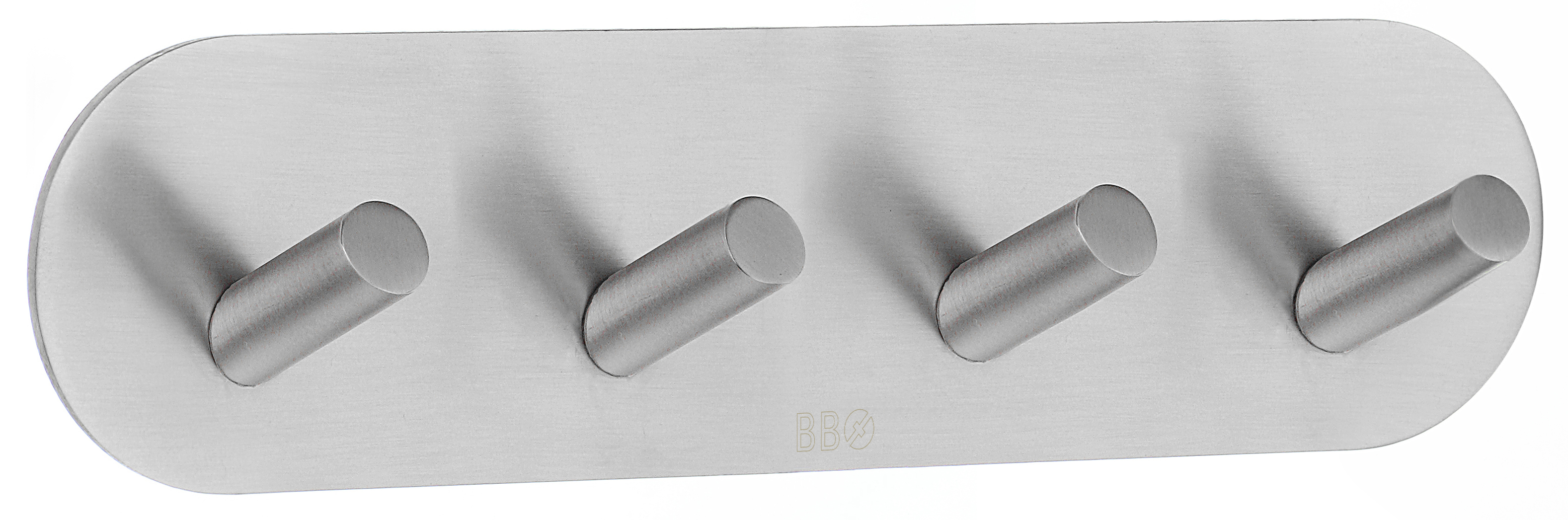 Fjórfaldur snagi rúnaður, burstað stál