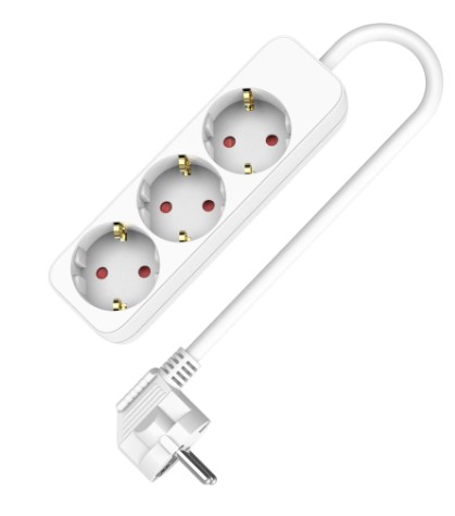 FJÖLTENGI 3F HVÍTT 3,0M ÁN ROFA H05VV-F3G1,5 W-102081