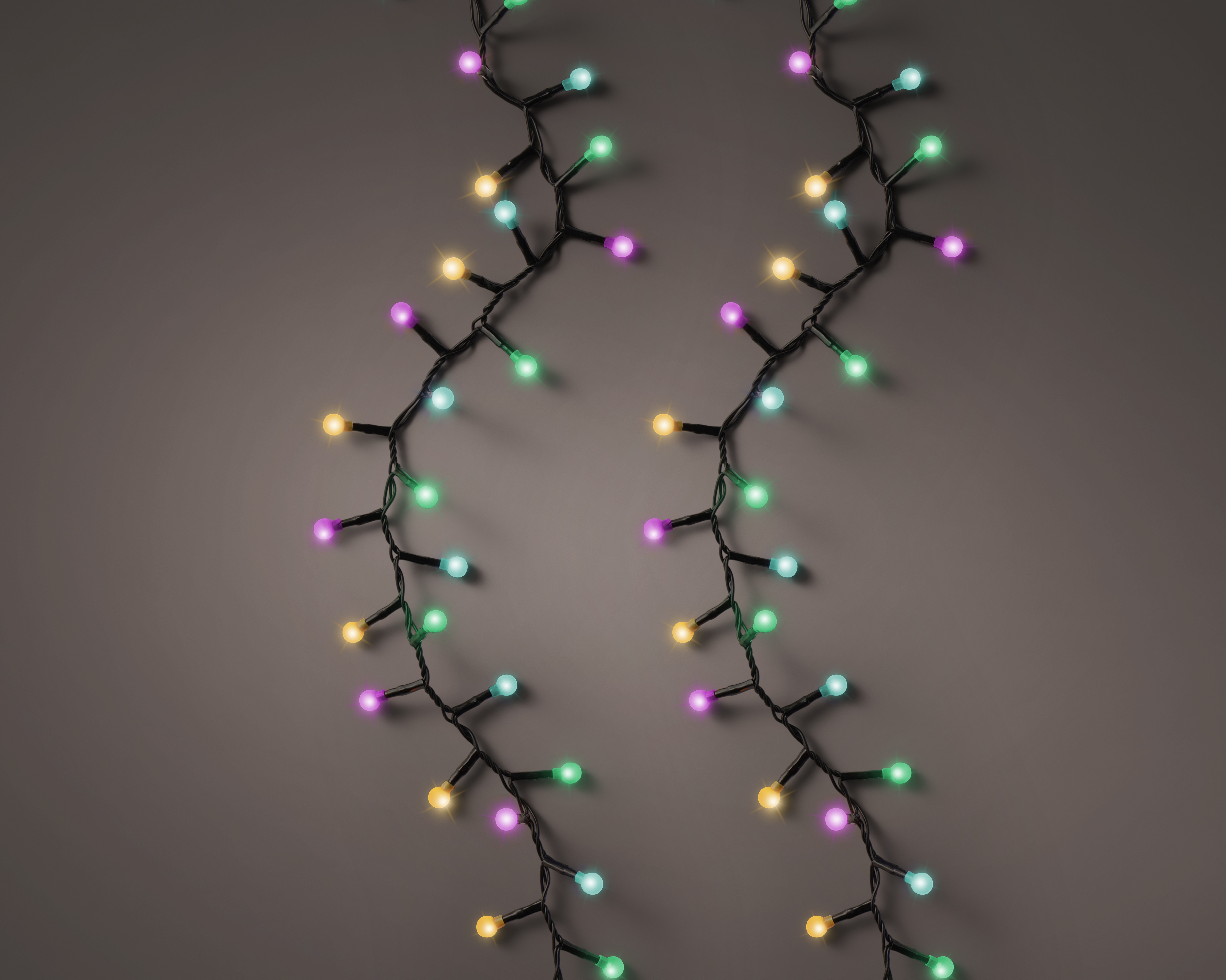 Útisería Led cherry marglita 8 möguleikar á bliki 750cm