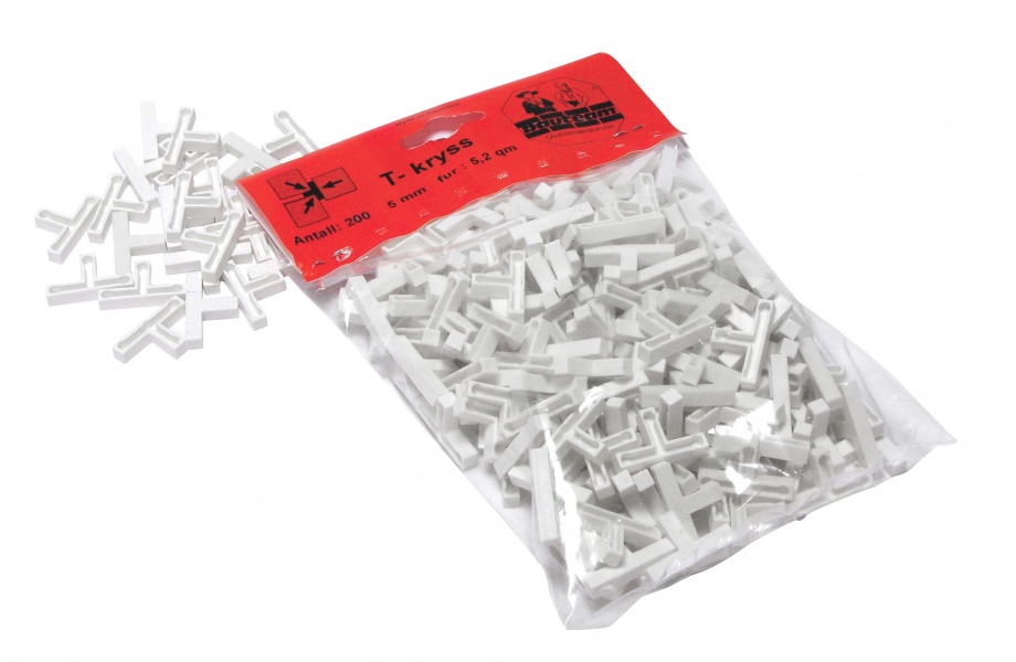 Fúgukrossar T +3mm 200stk