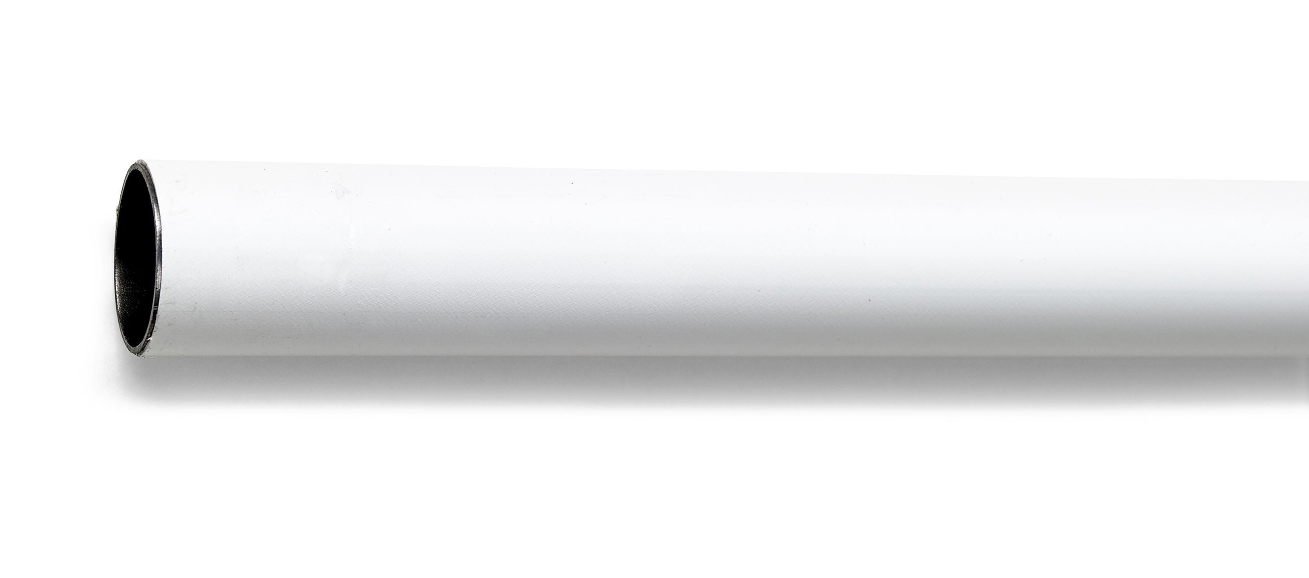 Fataslá plasthúðað rör hvítt 25 mm lengd 200 cm Habo