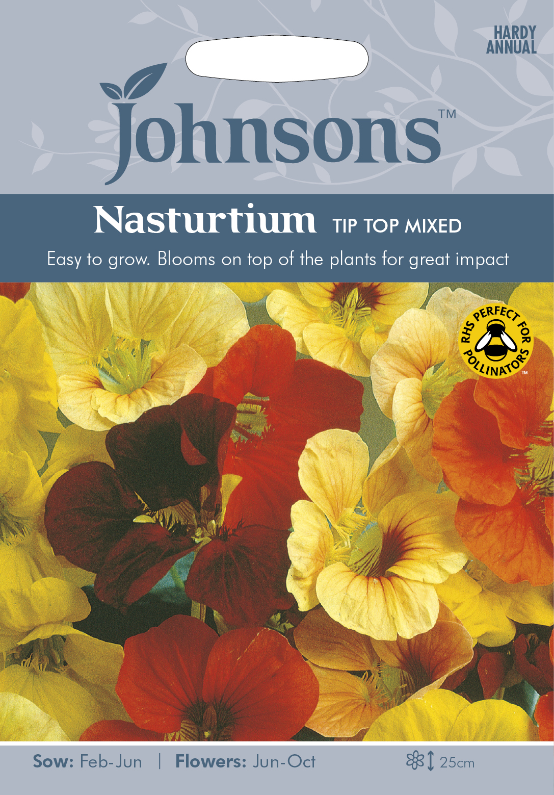 Fræ Nasturtium Tip Top Mixed
