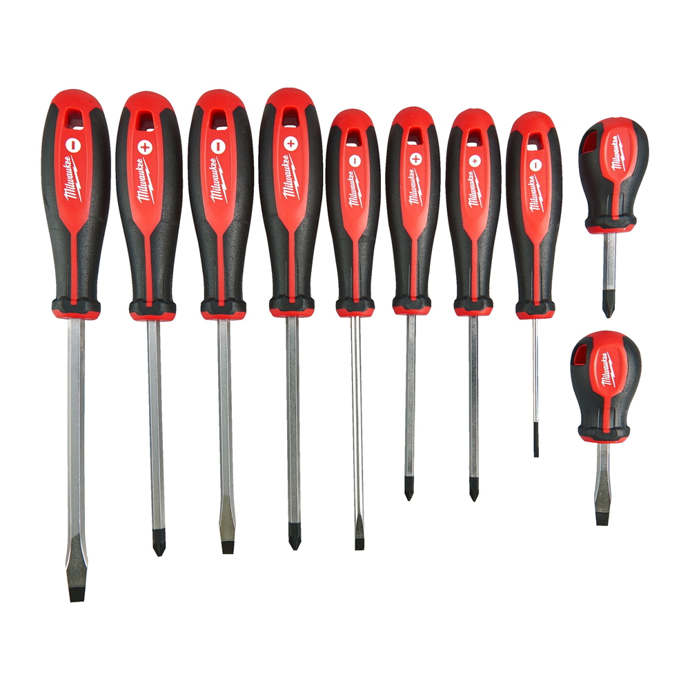 Skrúfjárnasett 10stk Milwaukee Tri-Lobe Set 3