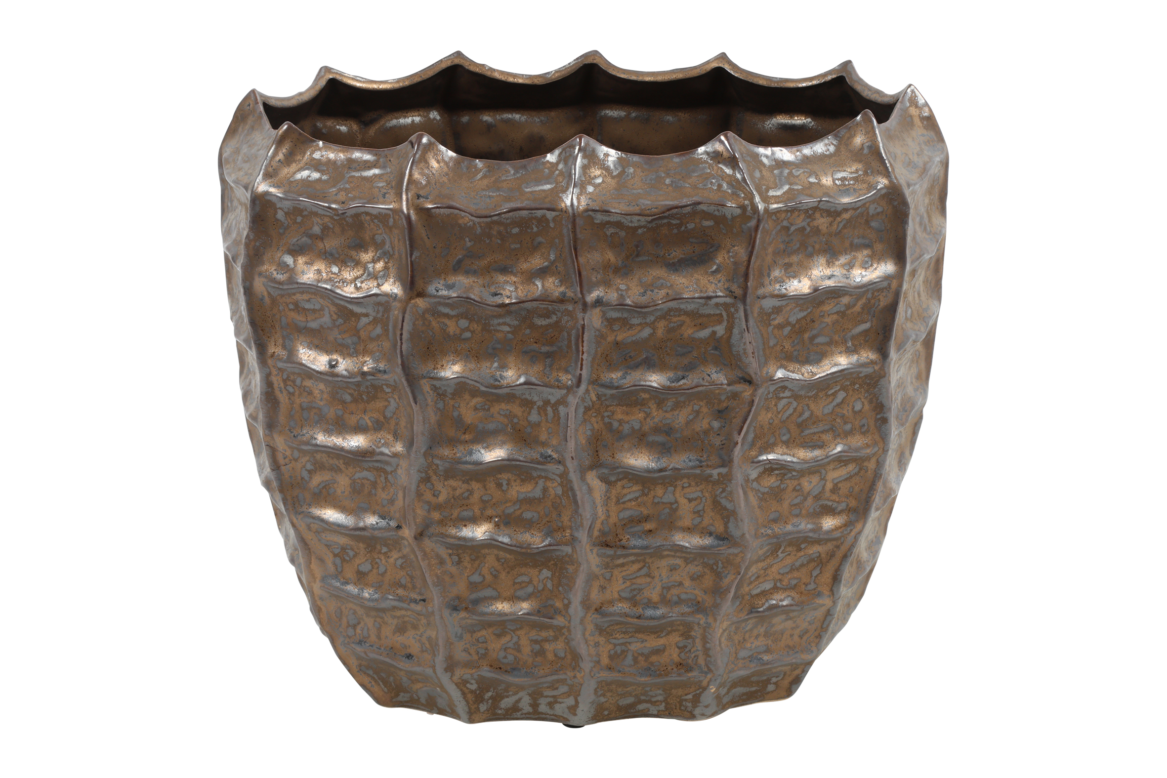 Blómapottur Eloise l brons 28*18*h25cm