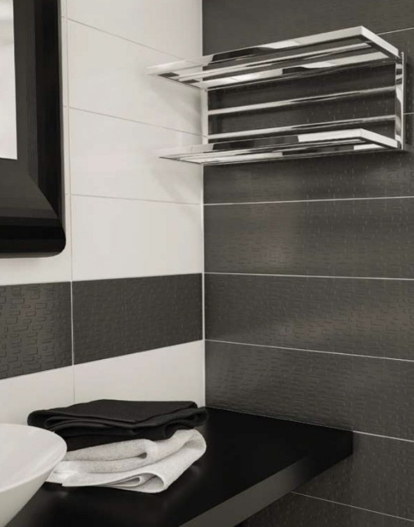 Handklæðaofn SMART U króm