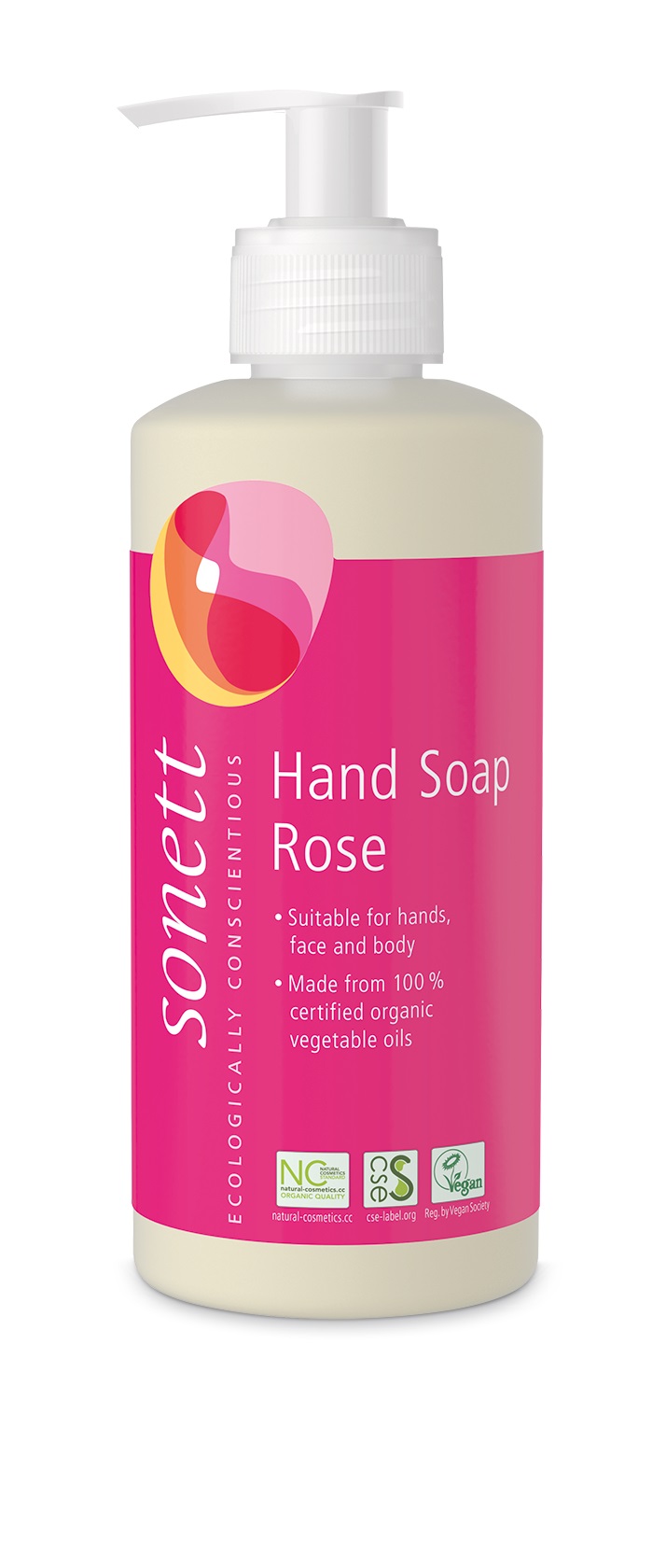 Sonett handsápa rós 300ml.