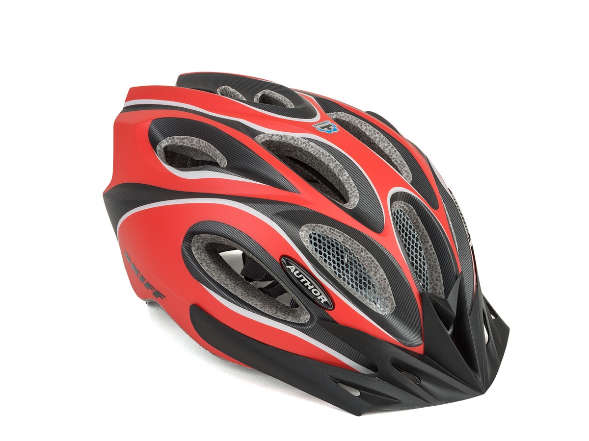 Reiðhjólahjálmur Author Skiff Inmold   52-58cm grænn/svartur