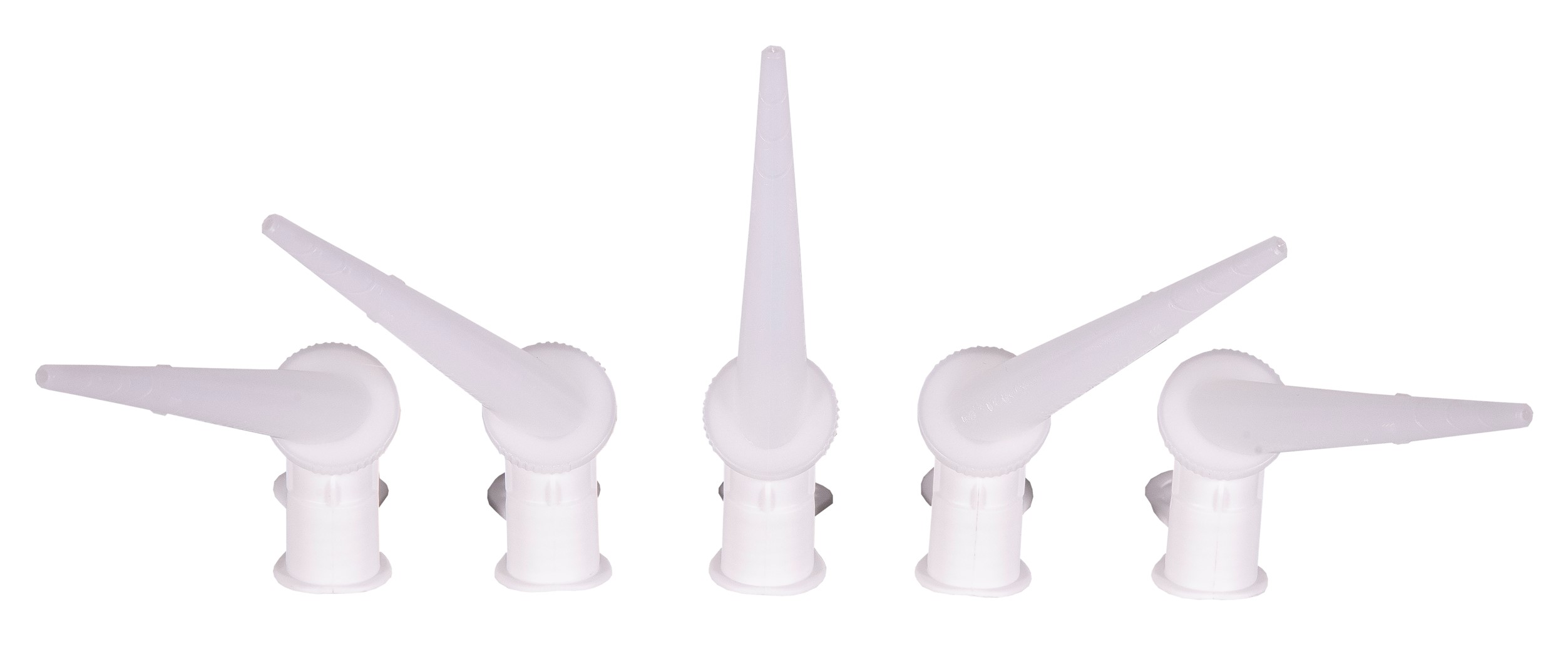 Stútar á kítti með sveigju 5 stk