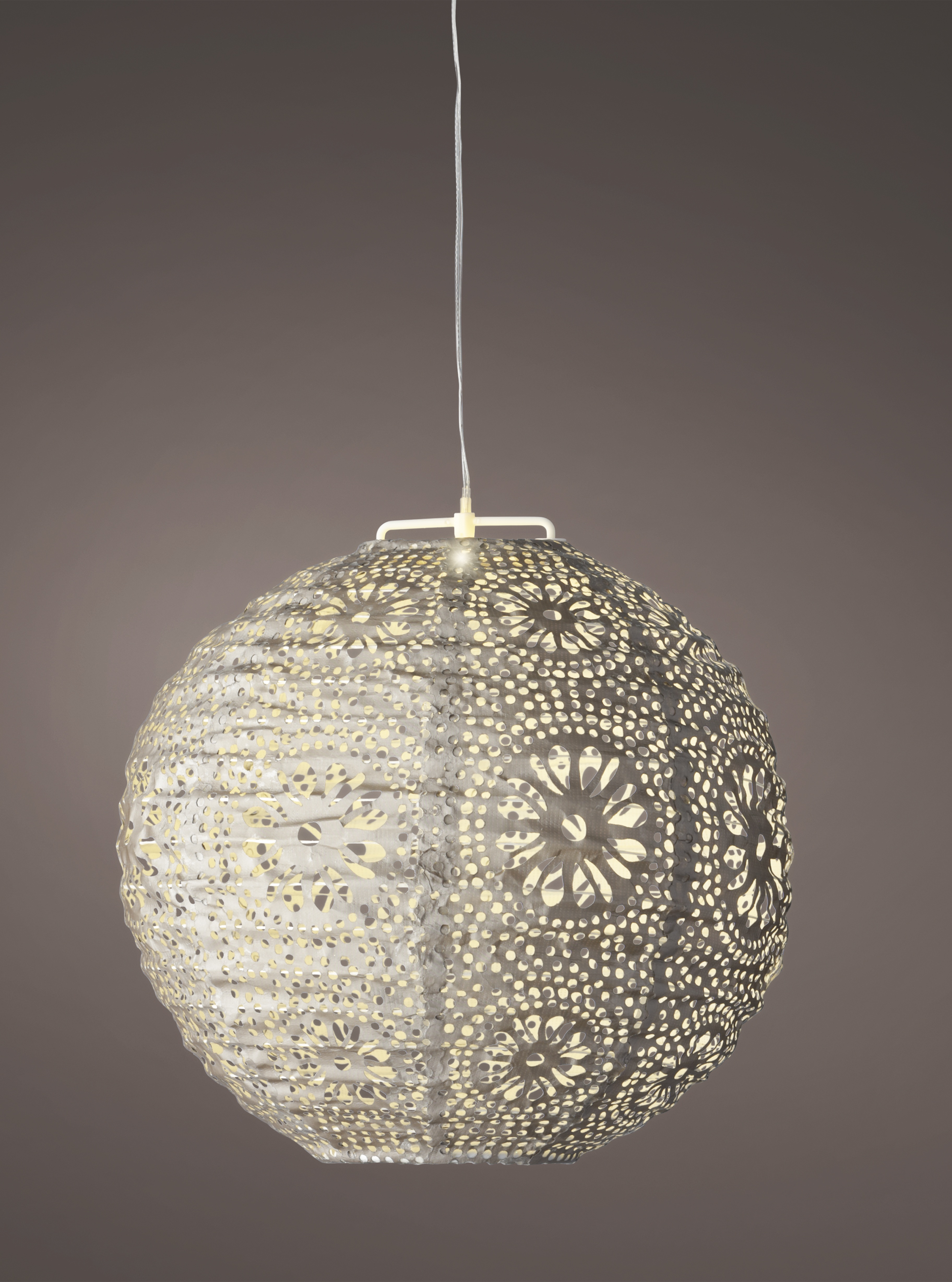 Sólarlukt brún 25*h23cm