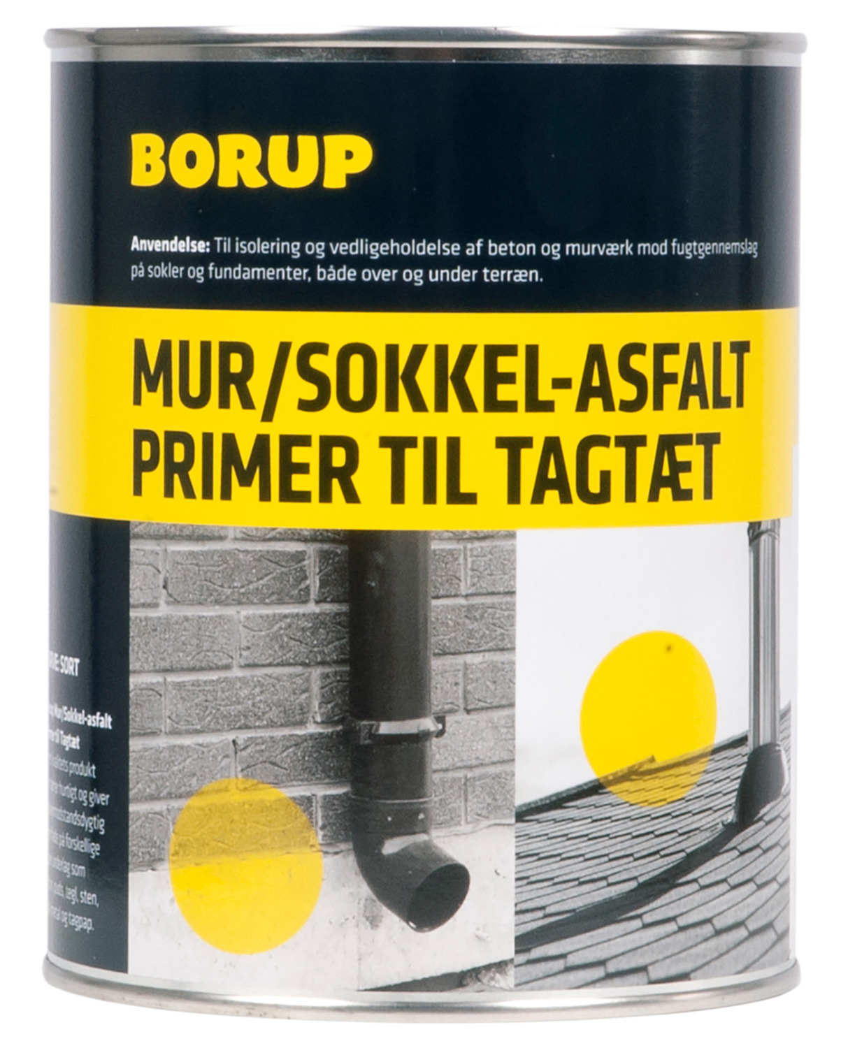 Grunnur tjöru Borup svartur 1L