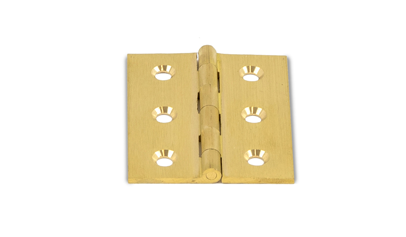 Löm kant 50x40 mm messing 2 stk í pakka