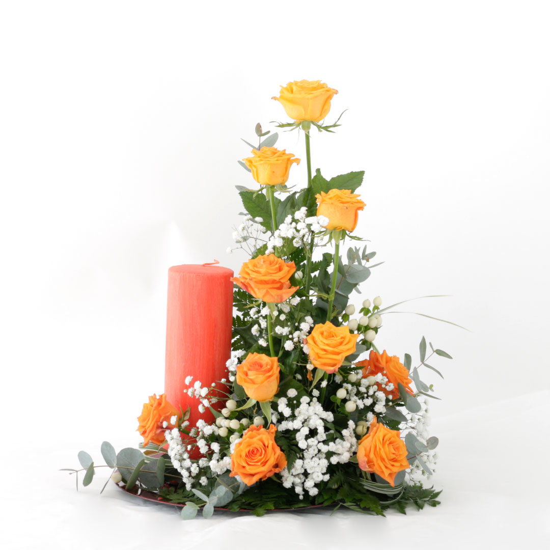 Appelsínugul fermingarskreyting