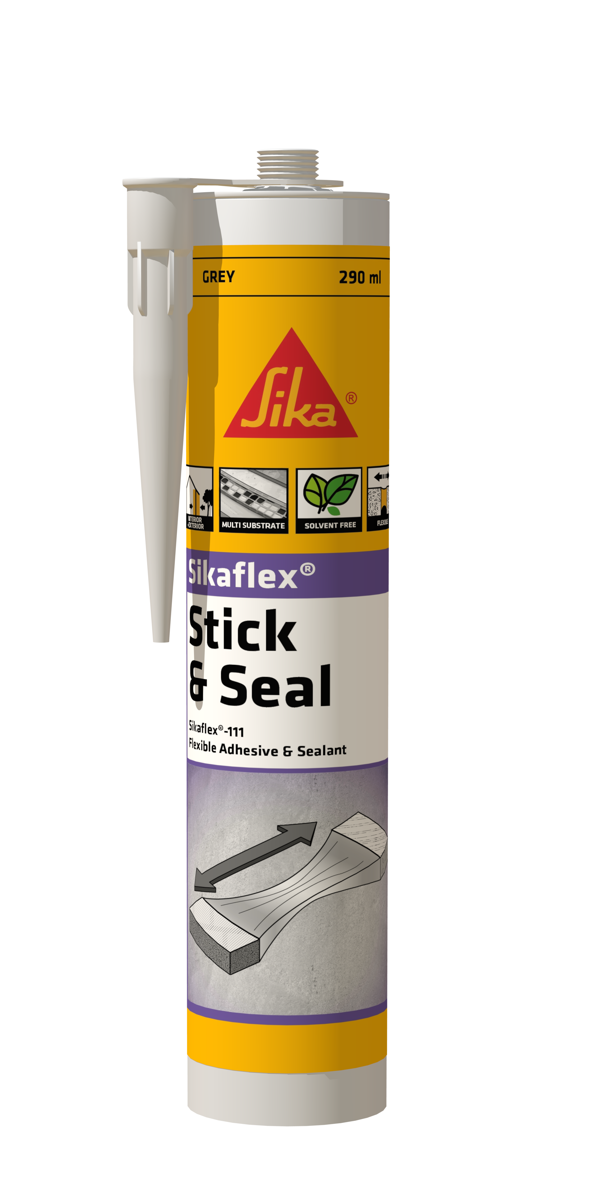 Sikaflex- 111 Stick and Seal 290ml hvítt