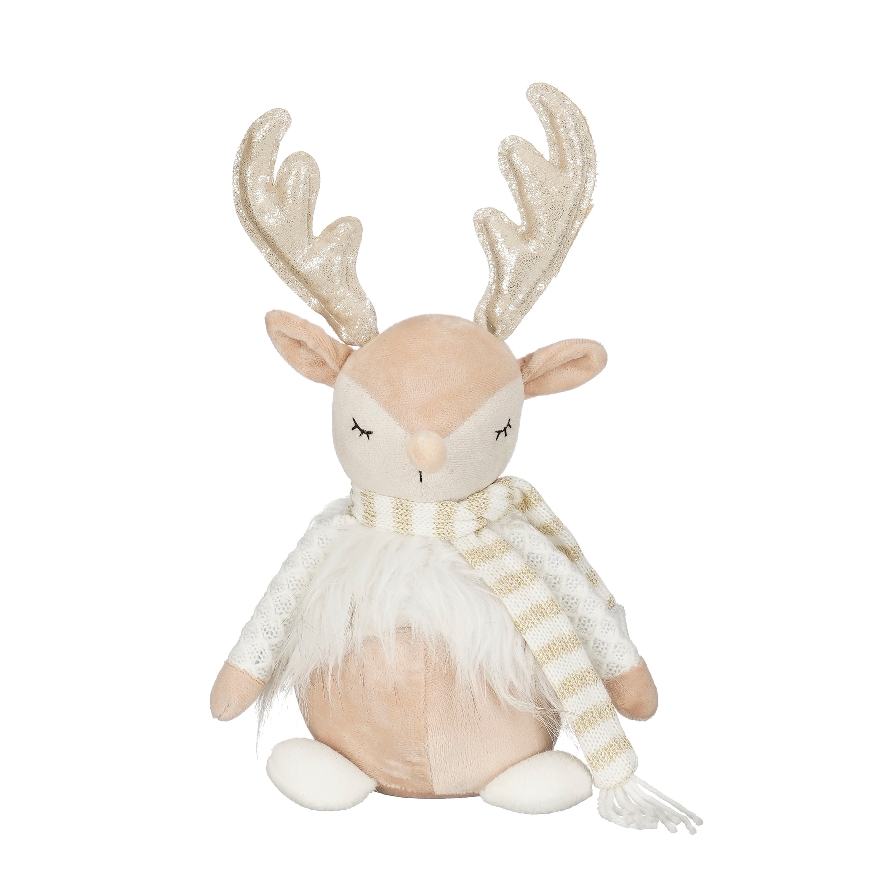 Hreindýr hvítt 19*13*h30cm