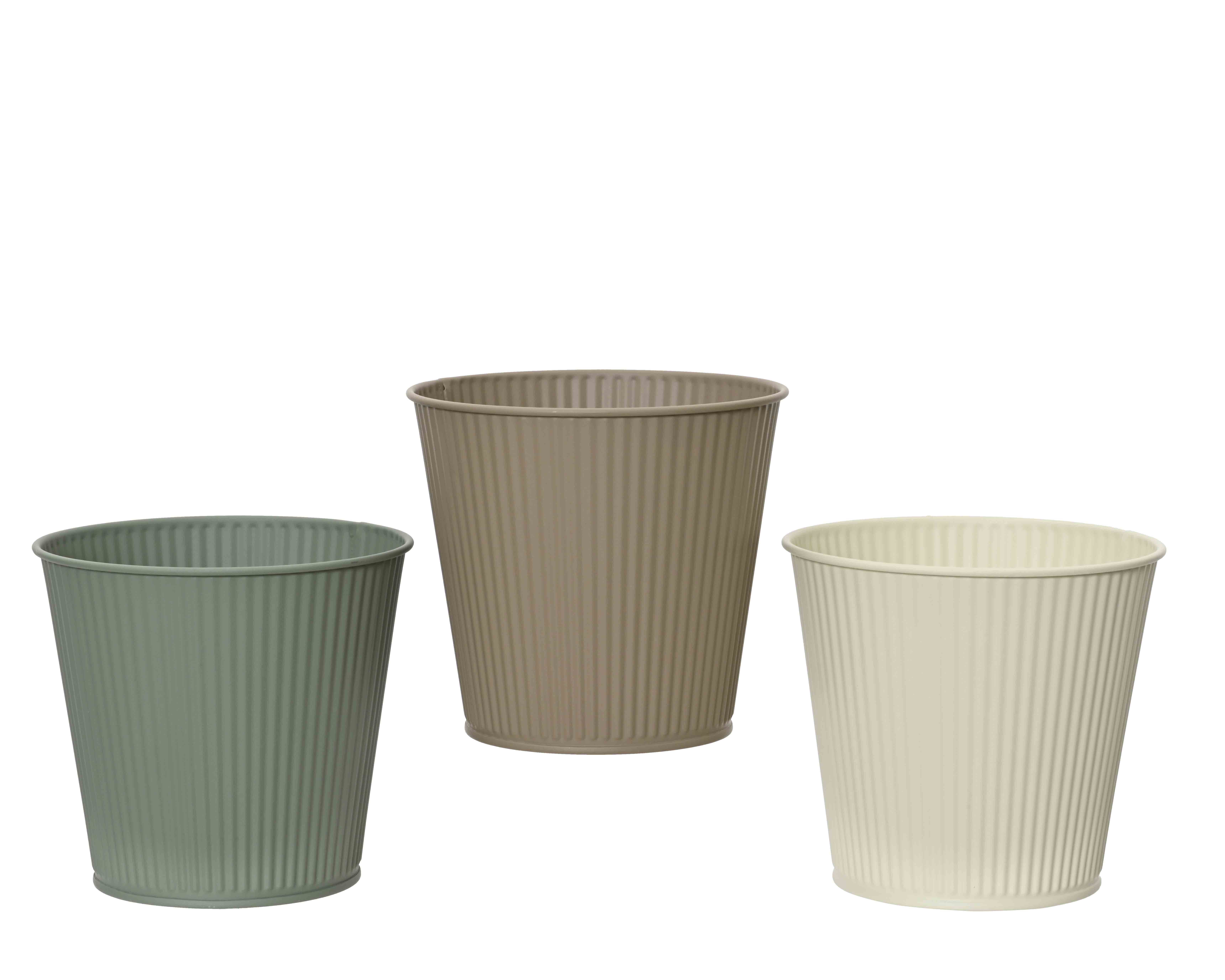 Pottur zinc 3 litir 16*h14,7cm