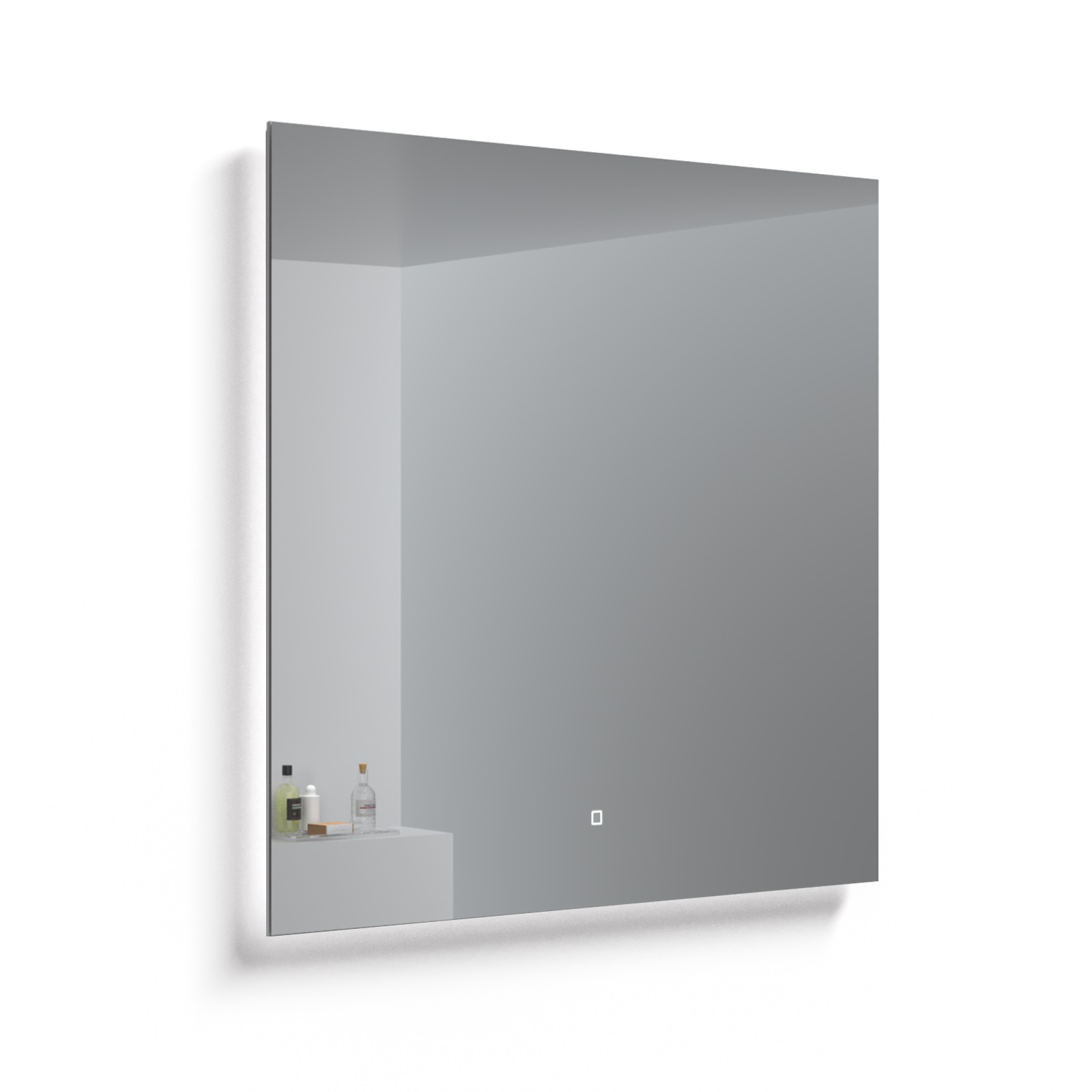 Kamé Grace spegill 80 x 80 cm með ljósi