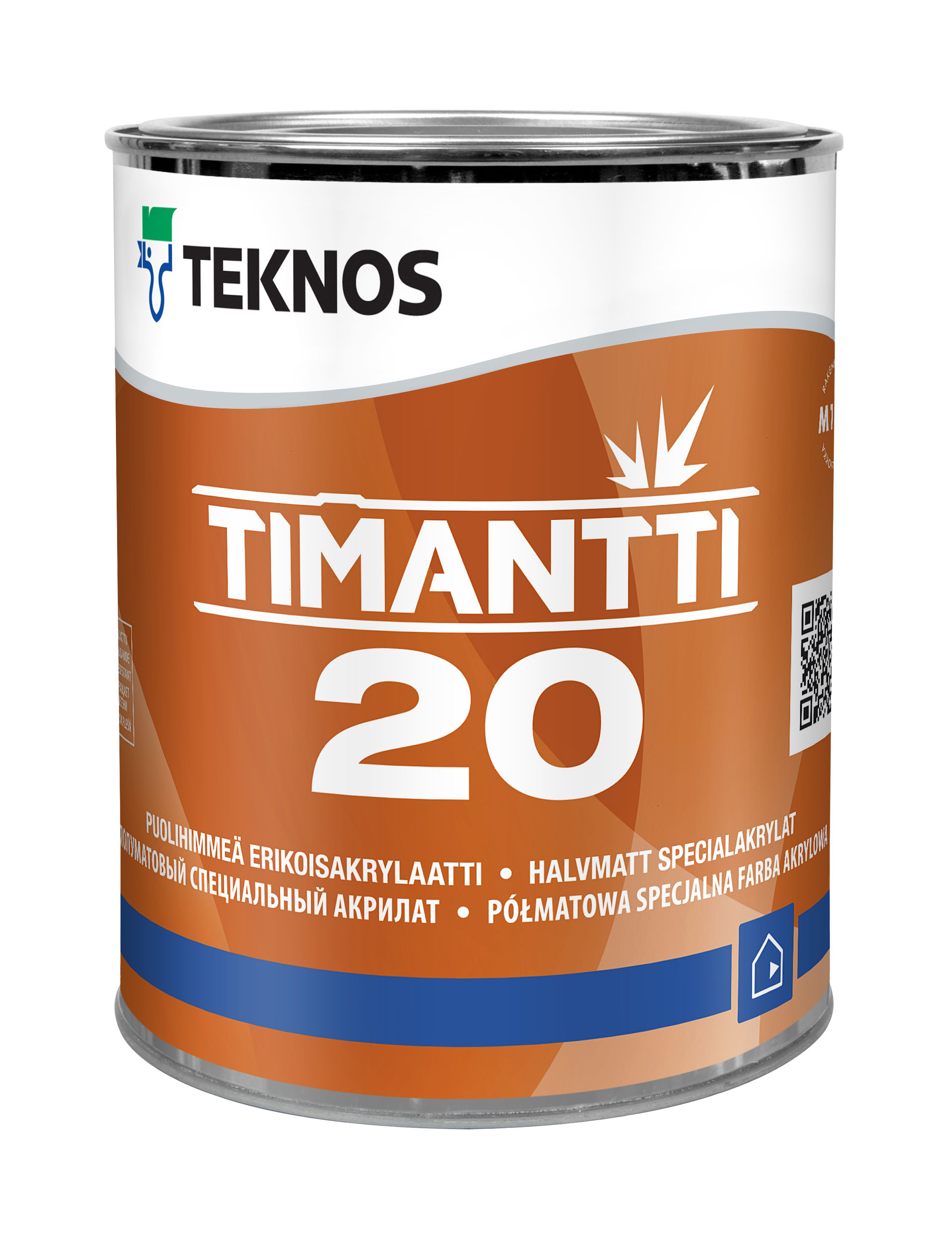 Teknos Timantti 20 hvítur stofn 0,9L