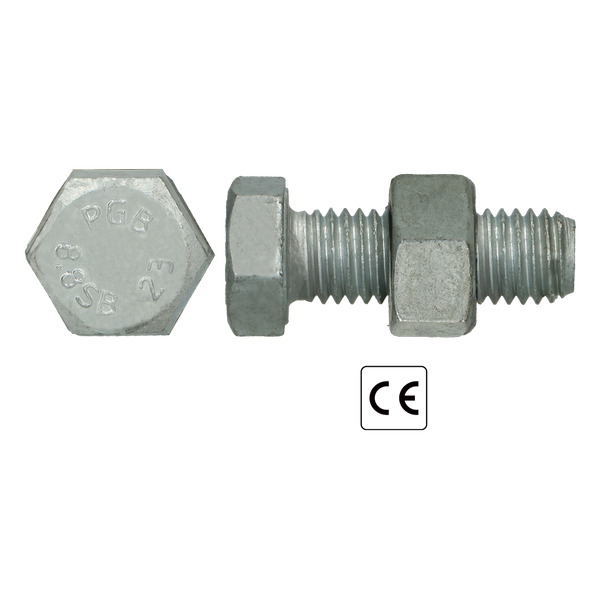 Bolti + Ró 8.8 EN15048-1 M12x25 HG 4stk