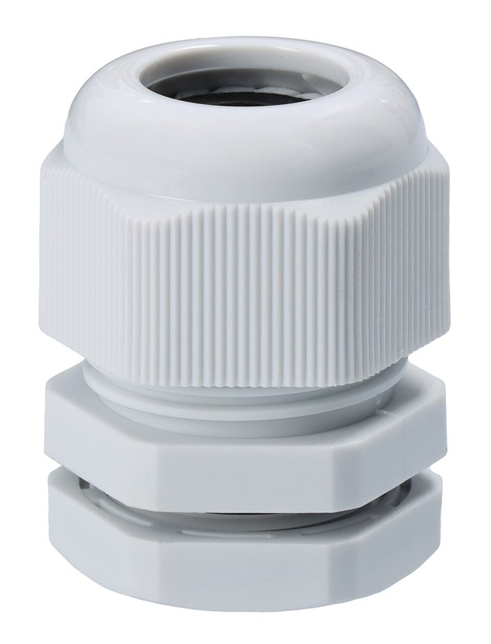 NIPPLAR M20 GRÁIR, 6-12mm 2STK/PK IP68 PCG-M20-N-LGY-PP2