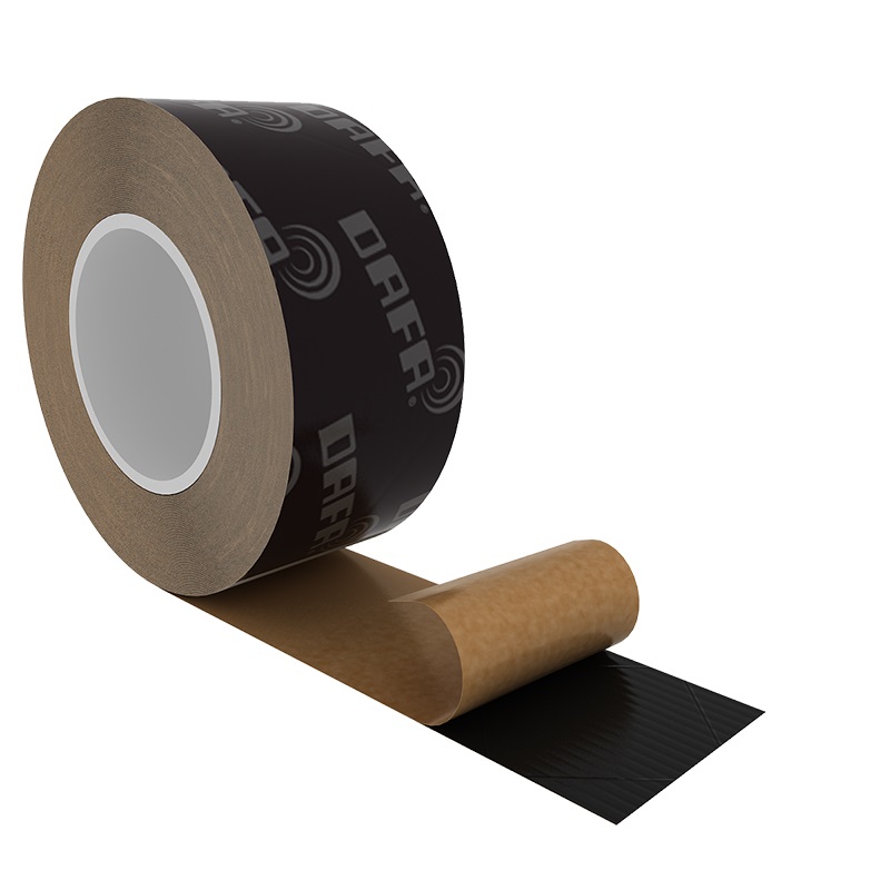 LÍMBAND VINDTAPE UV DAFA 60MMX25M SVART 080320