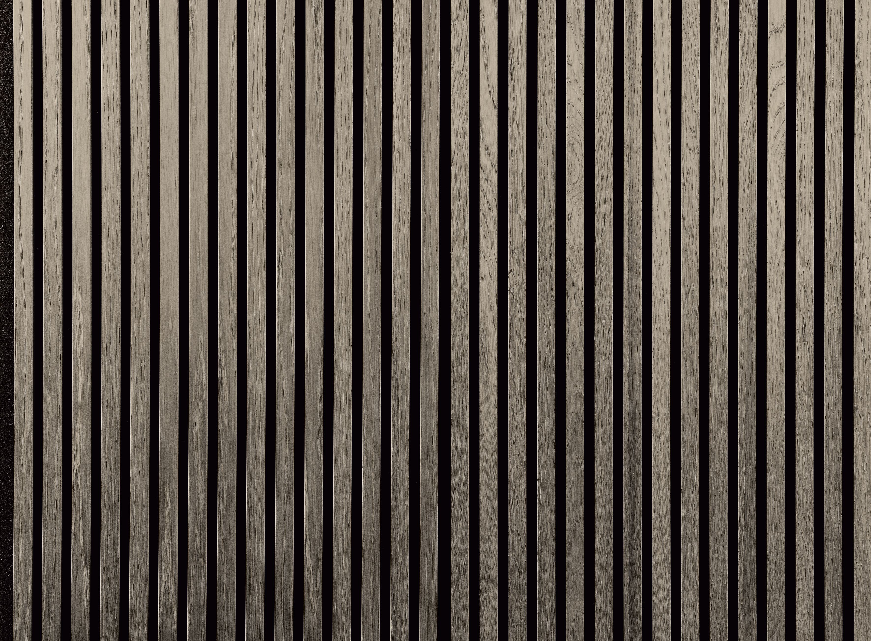 Vegg og Loftaplata hljóðdempandi Grá Eik 22x605x3000mm