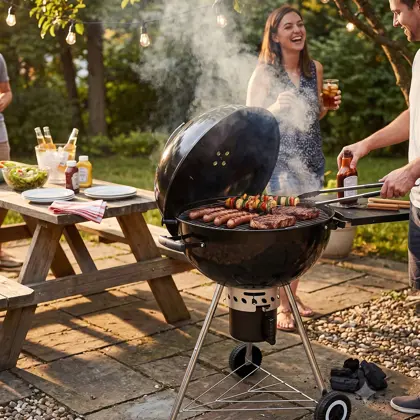 Landmann kolagrill Ø57cm svart