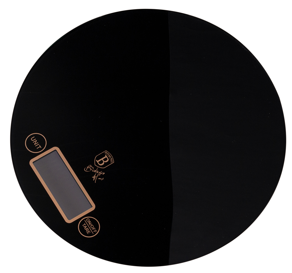 Eldhúsvog 5 kg hringlótt Black Rose