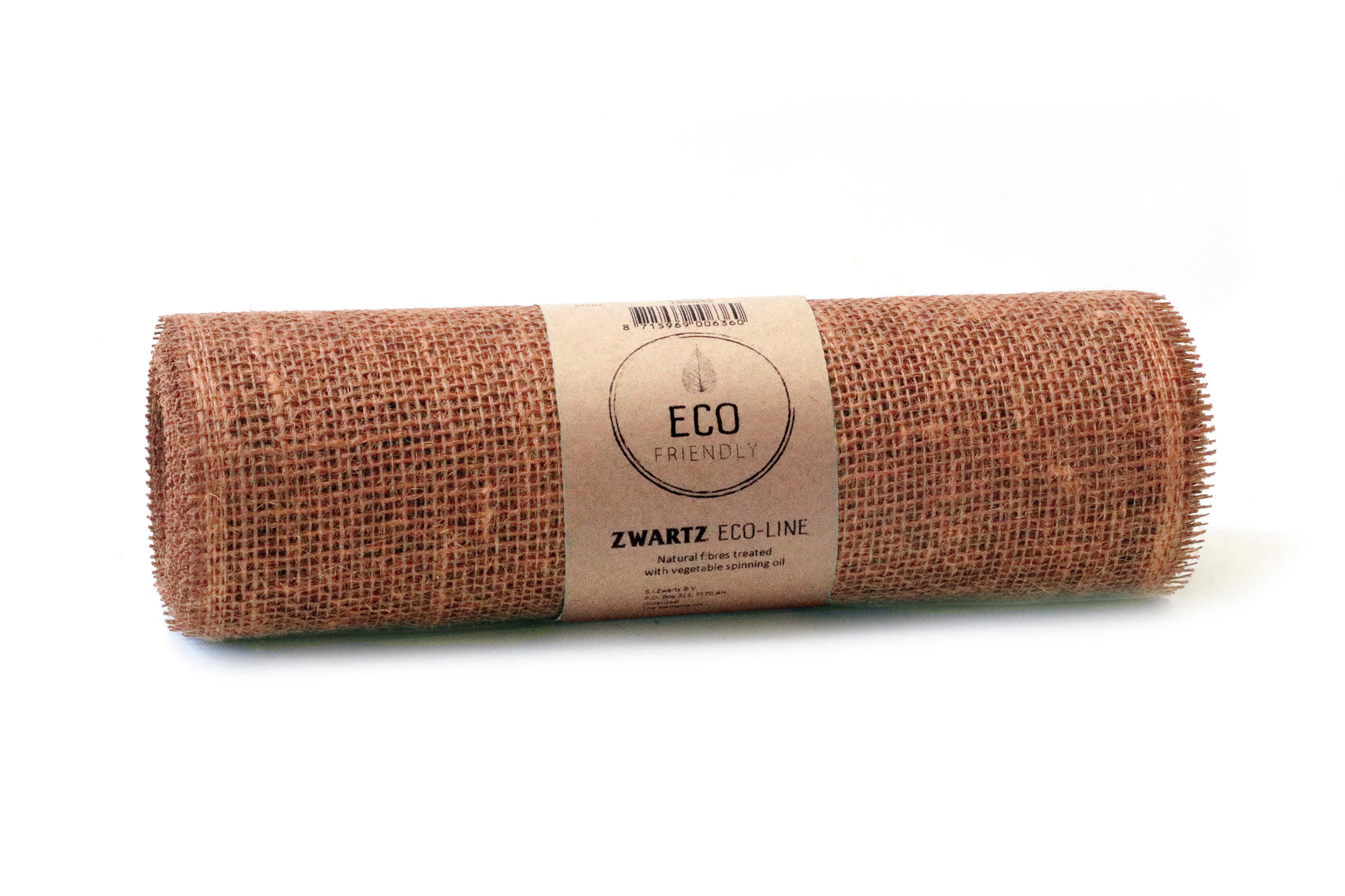 Efni Jute borðrenningur 30cm*5m kopar