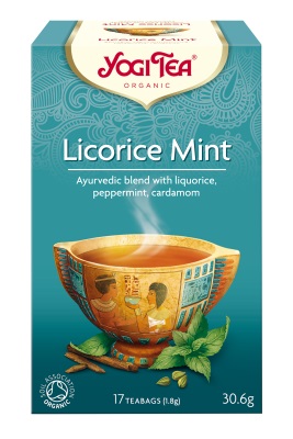 Te Yogi Licorice Mnt 17stk.