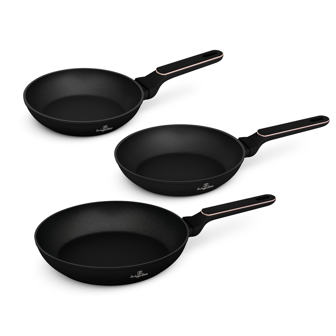 Pönnusett 3 stk Black Rose