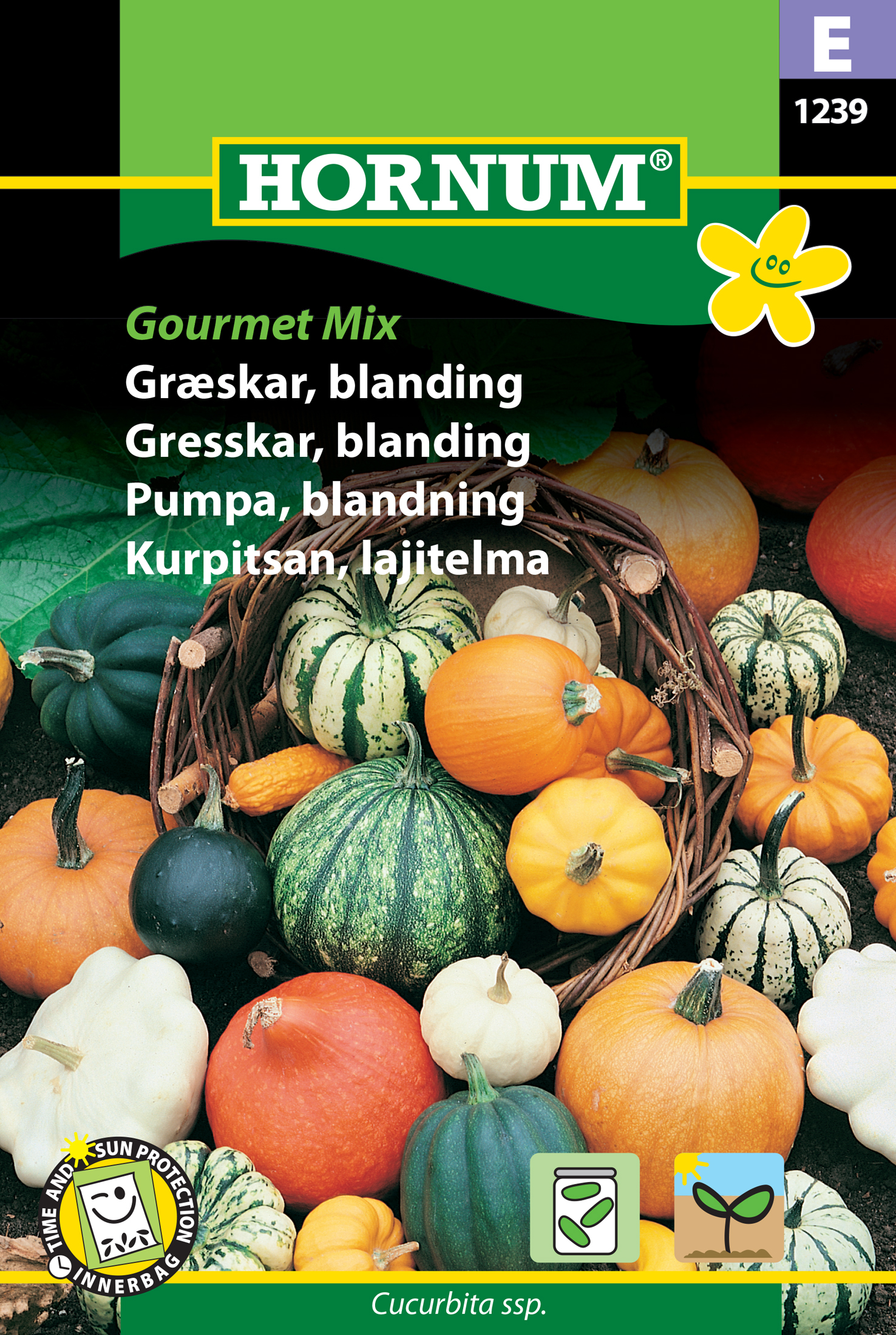 Fræ Grasker Cucurbita ssp. Gourmet Mix
